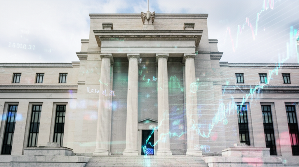 Federal Reserve Building and Charts